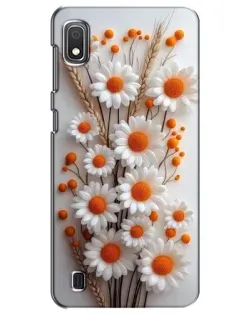 Чехол для Samsung Galaxy A10 2019 (A105F) с картинкой «Белые сухоцветы»