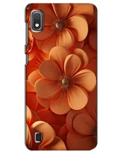 Чехол для Samsung Galaxy A10 2019 (A105F) с картинкой «Оранжевый макро цветок»