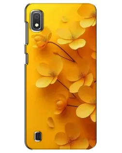 Чехол для Samsung Galaxy A10 2019 (A105F) с картинкой «Золотые лепестки»