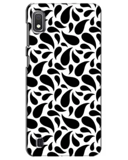 Чехол для Samsung Galaxy A10 2019 (A105F) с картинкой «Контрастные черные капли»