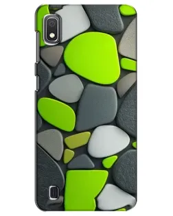 Чехол для Samsung Galaxy A10 2019 (A105F) с картинкой «Яркая неоновая галька»
