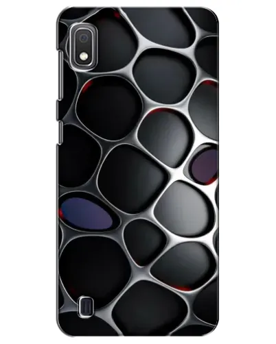 Чехол для Samsung Galaxy A10 2019 (A105F) с картинкой «Объемная темная решетка»