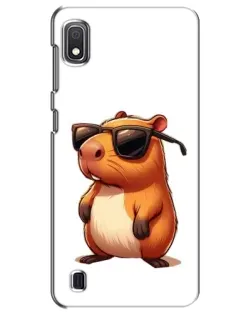 Чохол для Samsung Galaxy A10 2019 (A105F) з картинкою «Капібара в окулярах»