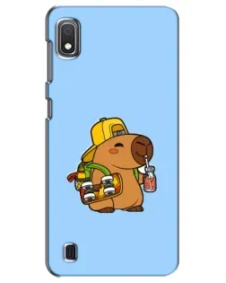 Чохол для Samsung Galaxy A10 2019 (A105F) з картинкою «Капібара на скейті»