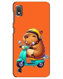 Чохол для Samsung Galaxy A10 2019 (A105F) з картинкою «Капібара на скутері»