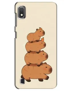 Чохол для Samsung Galaxy A10 2019 (A105F) з картинкою «Вежа з капібар»