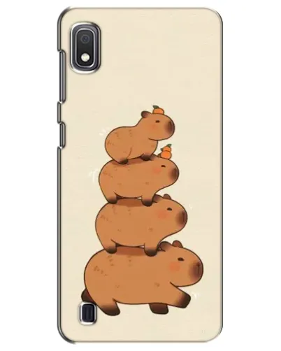 Чехол для Samsung Galaxy A10 2019 (A105F) с картинкой «Башня из капибар» Чехол для Samsung Galaxy A10 2019 (A105F) с картинкой «Башня из капибар»