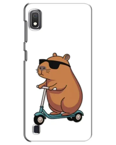 Чехол для Samsung Galaxy A10 2019 (A105F) с картинкой «Капибара на самокате» Чехол для Samsung Galaxy A10 2019 (A105F) с картинкой «Капибара на самокате»