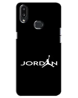 Чехол для Samsung Galaxy A10s (A107) с картинкой «Jordan White Logo»