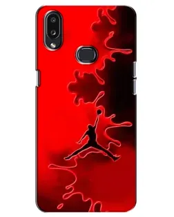Чехол для Samsung Galaxy A10s (A107) с картинкой «Jordan Red Smoke»