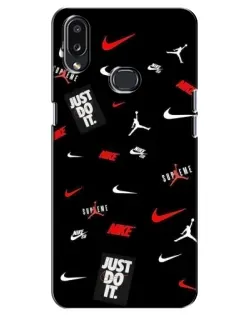 Чехол для Samsung Galaxy A10s (A107) с картинкой «Nike Mix Pattern»