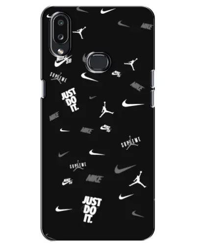Чехол для Samsung Galaxy A10s (A107) с картинкой «Nike Black Pattern» Чехол для Samsung Galaxy A10s (A107) с картинкой «Nike Black Pattern»