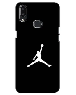 Чехол для Samsung Galaxy A10s (A107) с картинкой «Jordan Silhouette»