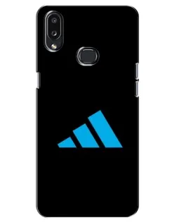 Чехол для Samsung Galaxy A10s (A107) с картинкой «Adidas Cyan Logo»