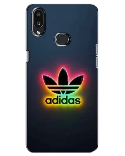 Чехол для Samsung Galaxy A10s (A107) с картинкой «Неоновый Adidas»