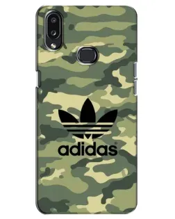 Чехол для Samsung Galaxy A10s (A107) с картинкой «Милитари стиль Adidas»