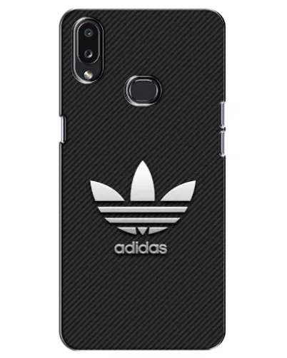 Чехол для Samsung Galaxy A10s (A107) с картинкой «Adidas Карбоновая текстура»