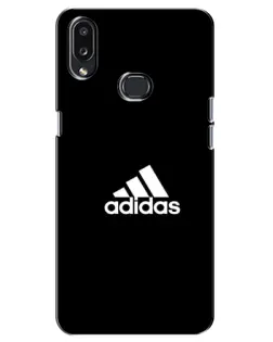 Чехол для Samsung Galaxy A10s (A107) с картинкой «Черная классика Adidas»