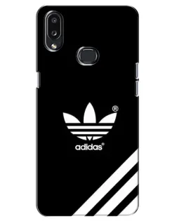 Чехол для Samsung Galaxy A10s (A107) с картинкой «Adidas с диагональными полосами»