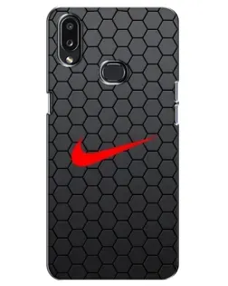 Чехол для Samsung Galaxy A10s (A107) с картинкой «Nike — карбоновая сетка» Чехол для Samsung Galaxy A10s (A107) с картинкой «Nike — карбоновая сетка»