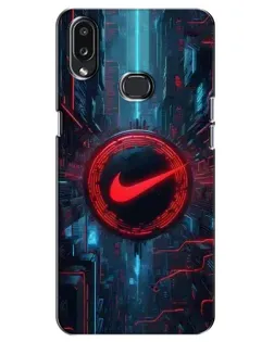 Чехол для Samsung Galaxy A10s (A107) с картинкой «Техногенный стиль Nike» Чехол для Samsung Galaxy A10s (A107) с картинкой «Техногенный стиль Nike»