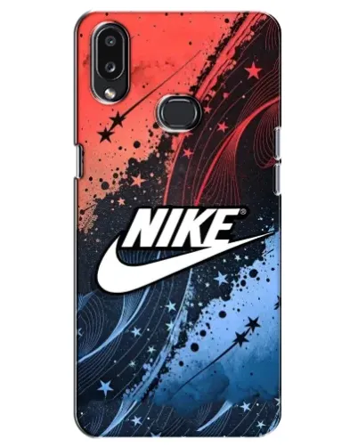 Чехол для Samsung Galaxy A10s (A107) с картинкой «Градиентный принт Найк»