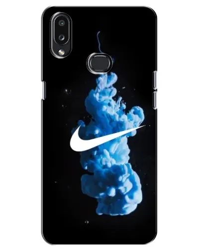 Чехол для Samsung Galaxy A10s (A107) с картинкой «Nike и синий дым»