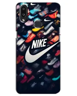 Чехол для Samsung Galaxy A10s (A107) с картинкой «Коллекция кроссовок Nike» Чехол для Samsung Galaxy A10s (A107) с картинкой «Коллекция кроссовок Nike»