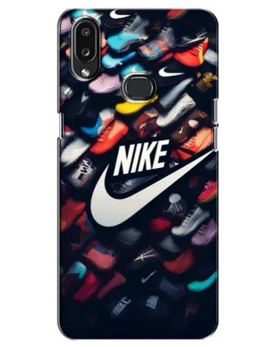 Чехол для Samsung Galaxy A10s (A107) с картинкой «Коллекция кроссовок Nike»