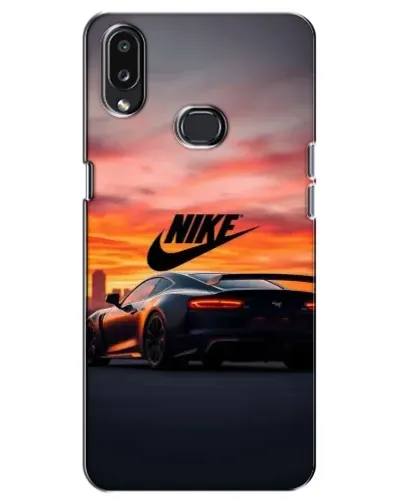 Чехол для Samsung Galaxy A10s (A107) с картинкой «Nike и суперкар»