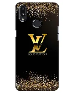 Чехол для Samsung Galaxy A10s (A107) с картинкой «LV — золотые искры»