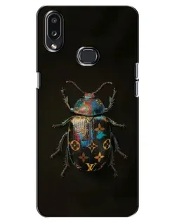 Чехол для Samsung Galaxy A10s (A107) с картинкой «LV — мраморный принт»