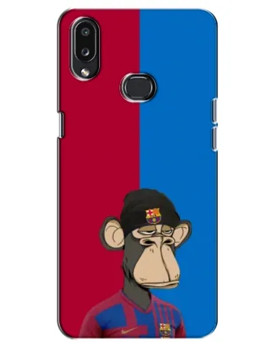 Чехол для Samsung Galaxy A10s (A107) с картинкой «Bored Ape — фанат Барсы»