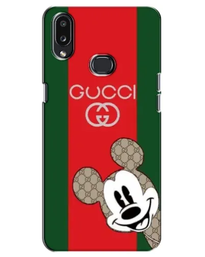 Чехол для Samsung Galaxy A10s (A107) с картинкой «Gucci — полосы и Микки» Чехол для Samsung Galaxy A10s (A107) с картинкой «Gucci — полосы и Микки»