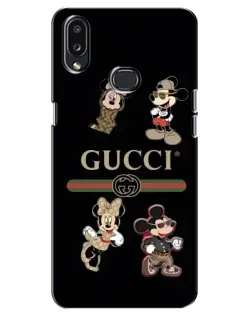 Чохол для Samsung Galaxy A10s (A107) з картинкою «Gucci — герої Disney та монограма»