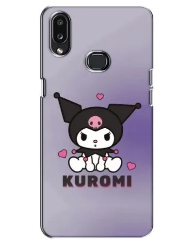 Чехол для Samsung Galaxy A10s (A107) с картинкой «Kuromi — фиолетовый арт»