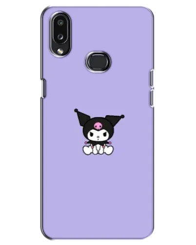 Чехол для Samsung Galaxy A10s (A107) с картинкой «Kuromi — фиолетовый минимализм»