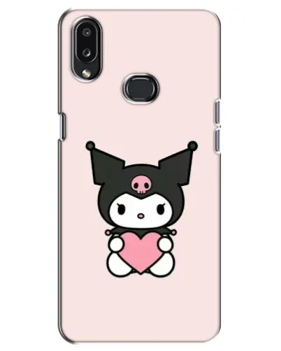 Чехол для Samsung Galaxy A10s (A107) с картинкой «Kuromi и сердце»