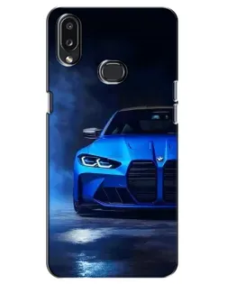 Чехол для Samsung Galaxy A10s (A107) с картинкой «Голубая BMW M4» Чехол для Samsung Galaxy A10s (A107) с картинкой «Голубая BMW M4»
