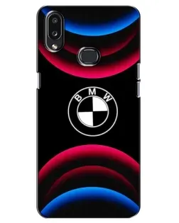 Чехол для Samsung Galaxy A10s (A107) с картинкой «Логотип BMW и неоновые дуги» Чехол для Samsung Galaxy A10s (A107) с картинкой «Логотип BMW и неоновые дуги»