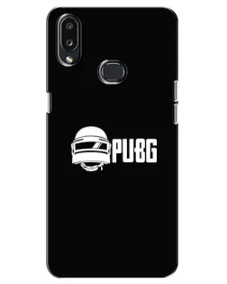 Чехол для Samsung Galaxy A10s (A107) с картинкой «PUBG — классический лого»