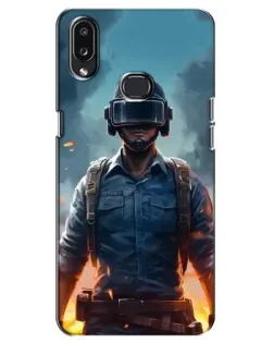 Чехол для Samsung Galaxy A10s (A107) с картинкой «PUBG — реалистичный герой»