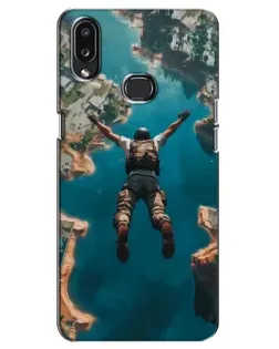 Чехол для Samsung Galaxy A10s (A107) с картинкой «PUBG — свободное падение»