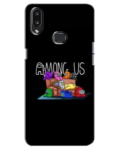 Чехол для Samsung Galaxy A10s (A107) с картинкой «Логотип Among Us» Чехол для Samsung Galaxy A10s (A107) с картинкой «Логотип Among Us»