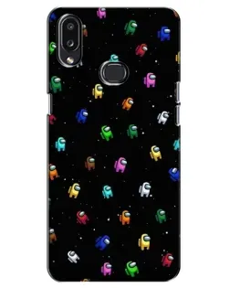 Чехол для Samsung Galaxy A10s (A107) с картинкой «Экипаж Among Us»
