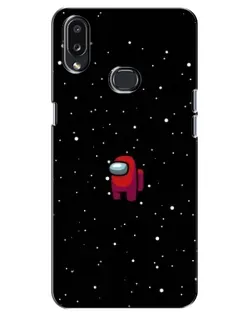 Чехол для Samsung Galaxy A10s (A107) с картинкой «Красный Among Us»