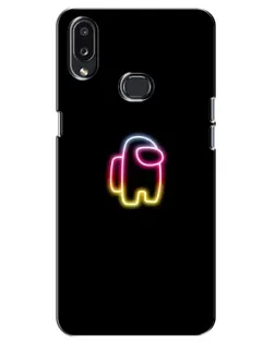 Чехол для Samsung Galaxy A10s (A107) с картинкой «Among Us градиент»