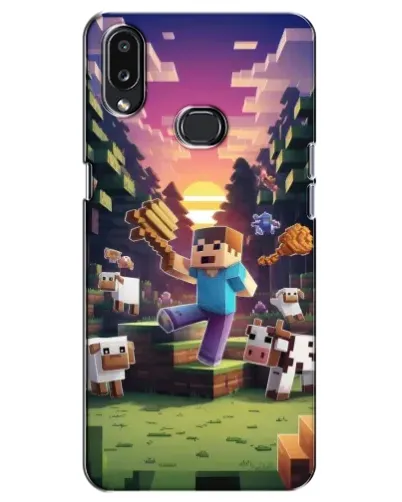 Чехол для Samsung Galaxy A10s (A107) с картинкой «Стив на ферме» Чехол для Samsung Galaxy A10s (A107) с картинкой «Стив на ферме»