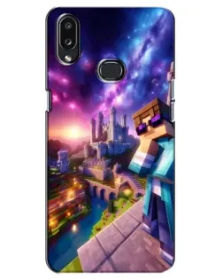 Чехол для Samsung Galaxy A10s (A107) с картинкой «Стив и космос»