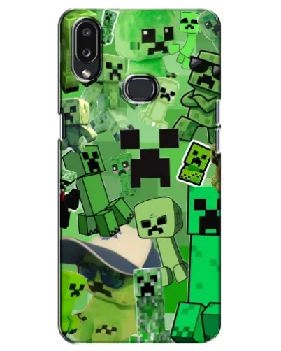Чехол для Samsung Galaxy A10s (A107) с картинкой «Криперы Minecraft» Чехол для Samsung Galaxy A10s (A107) с картинкой «Криперы Minecraft»